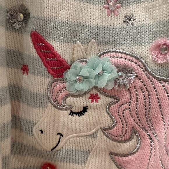 NWT Shrinking Violet Unicorn Appliqué Sweater Dress - Picture 5 of 8